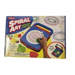 Lakeshore Spiral Art Design Center Ages 4 and Up Includes Case 12 Spiral Designe